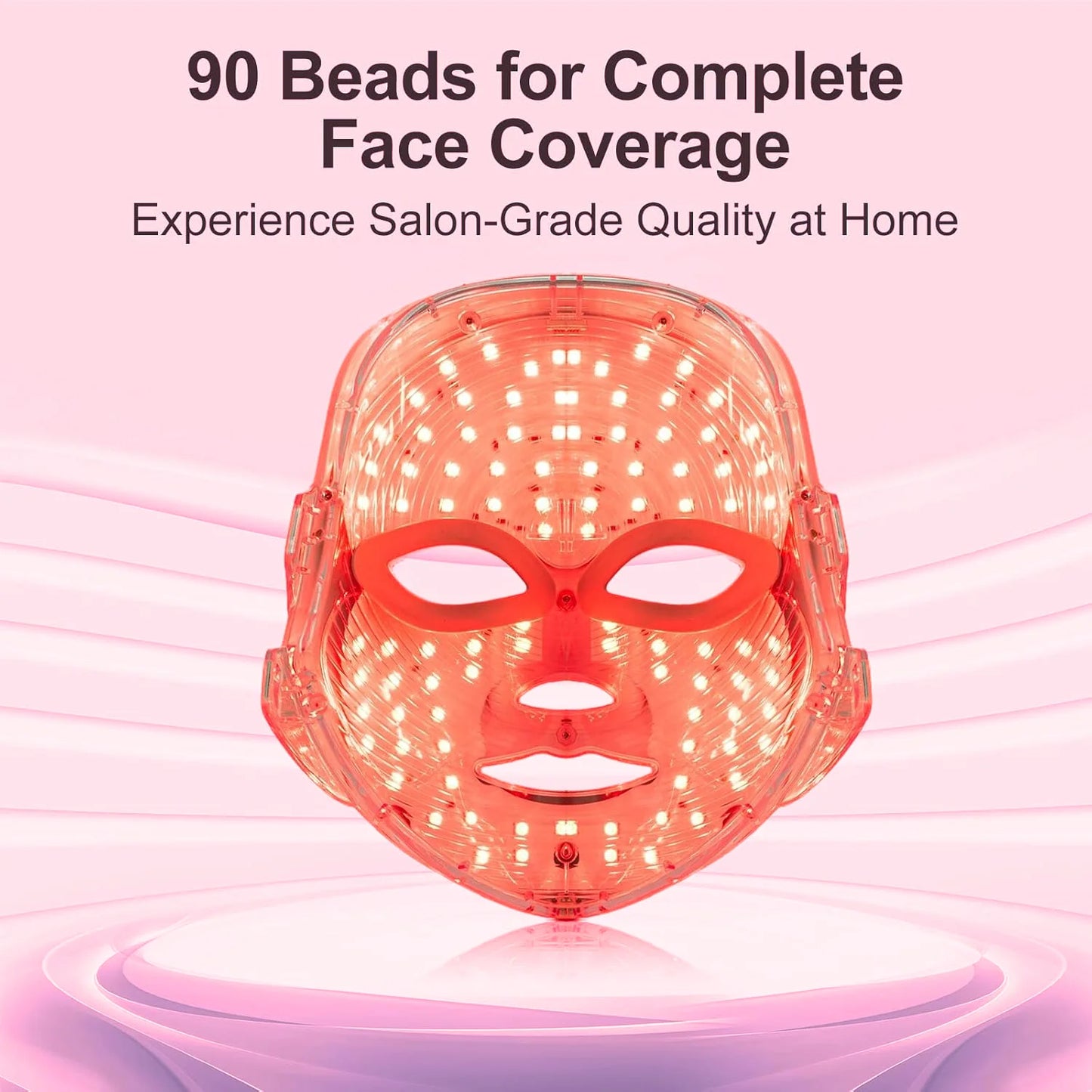 Rosanova™ LED Face Mask Light Therapy, 7 Colors